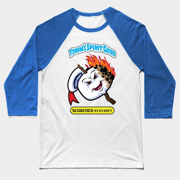 Scorched Stay-Puft Baseball T-Shirt by Pufahl